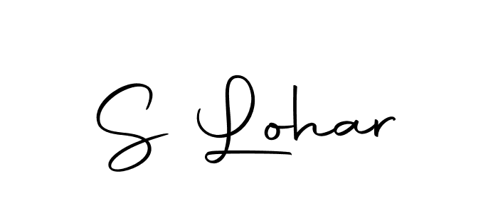 The best way (Autography-DOLnW) to make a short signature is to pick only two or three words in your name. The name S Lohar include a total of six letters. For converting this name. S Lohar signature style 10 images and pictures png