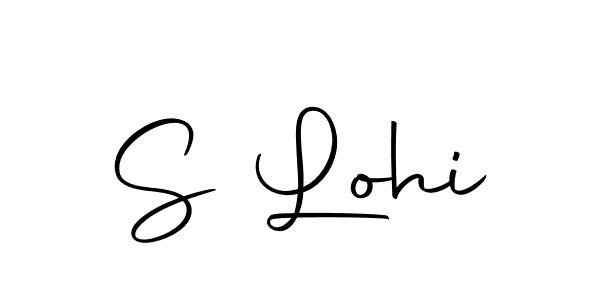 Use a signature maker to create a handwritten signature online. With this signature software, you can design (Autography-DOLnW) your own signature for name S Lohi. S Lohi signature style 10 images and pictures png