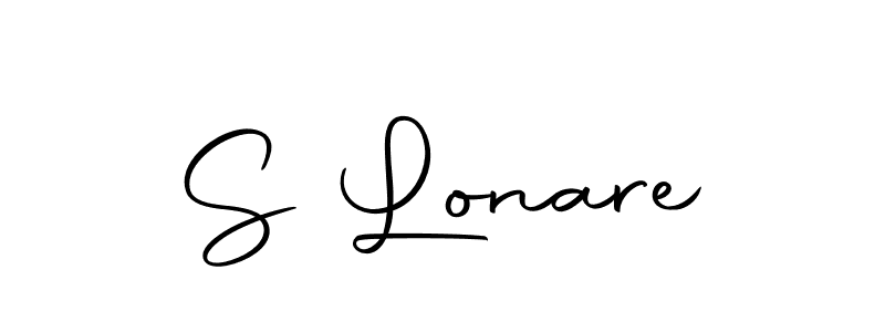 Use a signature maker to create a handwritten signature online. With this signature software, you can design (Autography-DOLnW) your own signature for name S Lonare. S Lonare signature style 10 images and pictures png