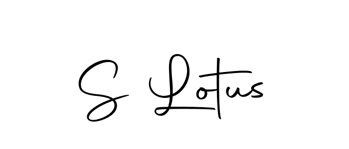 How to make S Lotus signature? Autography-DOLnW is a professional autograph style. Create handwritten signature for S Lotus name. S Lotus signature style 10 images and pictures png