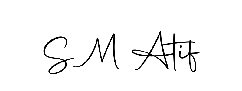 You can use this online signature creator to create a handwritten signature for the name S M Atif. This is the best online autograph maker. S M Atif signature style 10 images and pictures png