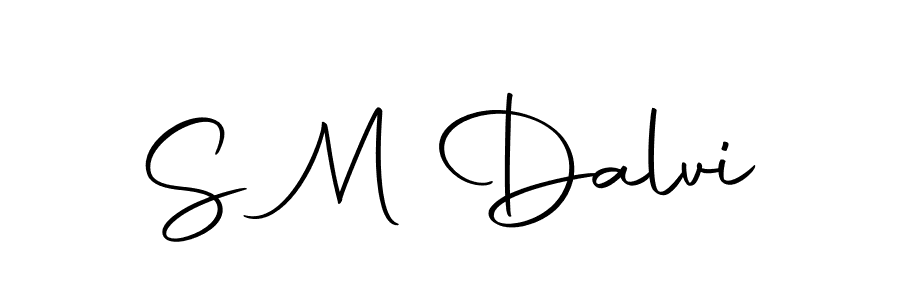 Design your own signature with our free online signature maker. With this signature software, you can create a handwritten (Autography-DOLnW) signature for name S M Dalvi. S M Dalvi signature style 10 images and pictures png