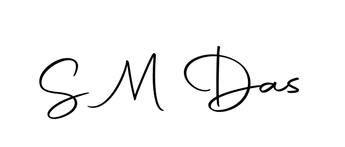 The best way (Autography-DOLnW) to make a short signature is to pick only two or three words in your name. The name S M Das include a total of six letters. For converting this name. S M Das signature style 10 images and pictures png