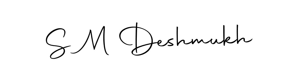 Similarly Autography-DOLnW is the best handwritten signature design. Signature creator online .You can use it as an online autograph creator for name S M Deshmukh. S M Deshmukh signature style 10 images and pictures png