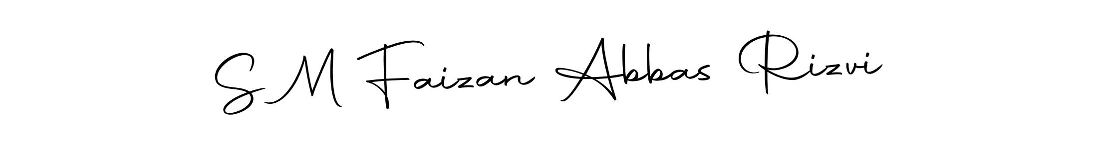 How to make S M Faizan Abbas Rizvi signature? Autography-DOLnW is a professional autograph style. Create handwritten signature for S M Faizan Abbas Rizvi name. S M Faizan Abbas Rizvi signature style 10 images and pictures png