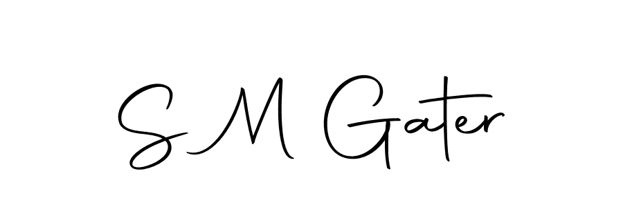 Make a beautiful signature design for name S M Gater. Use this online signature maker to create a handwritten signature for free. S M Gater signature style 10 images and pictures png