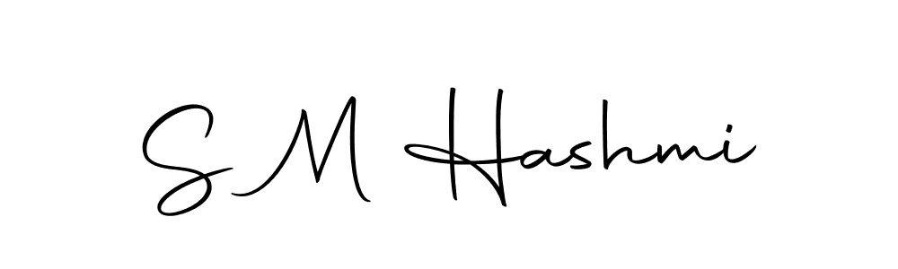 Make a beautiful signature design for name S M Hashmi. With this signature (Autography-DOLnW) style, you can create a handwritten signature for free. S M Hashmi signature style 10 images and pictures png