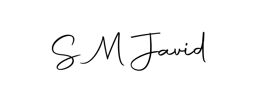 The best way (Autography-DOLnW) to make a short signature is to pick only two or three words in your name. The name S M Javid include a total of six letters. For converting this name. S M Javid signature style 10 images and pictures png