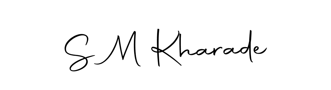Design your own signature with our free online signature maker. With this signature software, you can create a handwritten (Autography-DOLnW) signature for name S M Kharade. S M Kharade signature style 10 images and pictures png