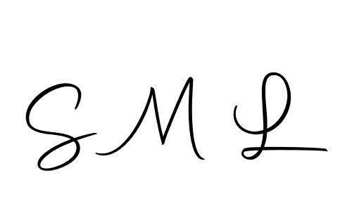 Design your own signature with our free online signature maker. With this signature software, you can create a handwritten (Autography-DOLnW) signature for name S M L. S M L signature style 10 images and pictures png