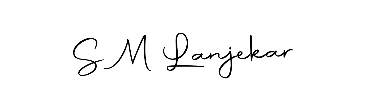 It looks lik you need a new signature style for name S M Lanjekar. Design unique handwritten (Autography-DOLnW) signature with our free signature maker in just a few clicks. S M Lanjekar signature style 10 images and pictures png