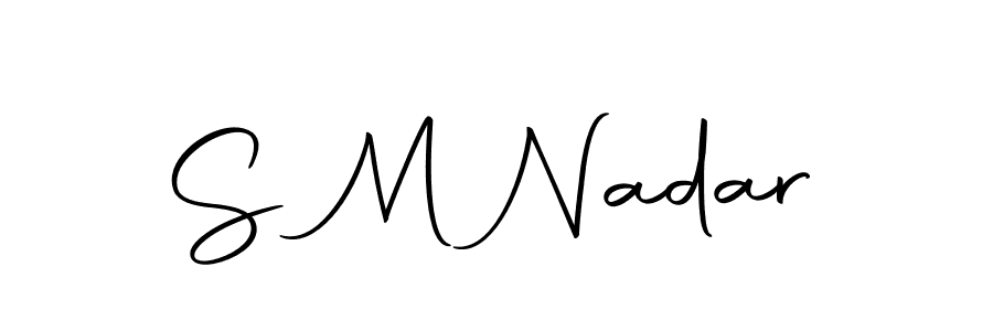 Autography-DOLnW is a professional signature style that is perfect for those who want to add a touch of class to their signature. It is also a great choice for those who want to make their signature more unique. Get S M Nadar name to fancy signature for free. S M Nadar signature style 10 images and pictures png