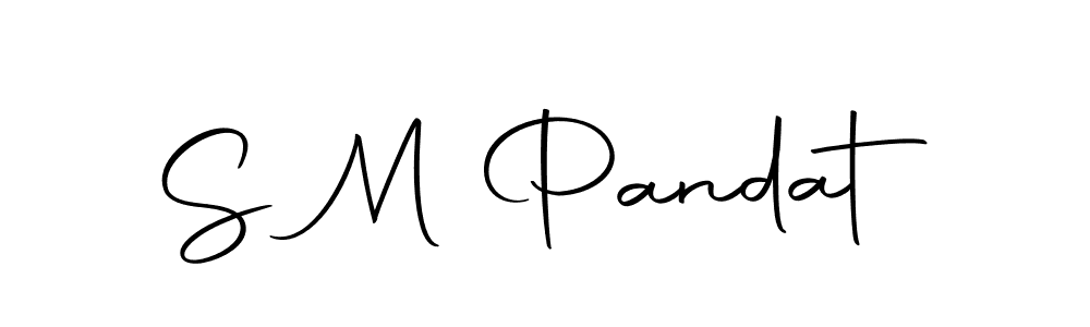 How to make S M Pandat signature? Autography-DOLnW is a professional autograph style. Create handwritten signature for S M Pandat name. S M Pandat signature style 10 images and pictures png