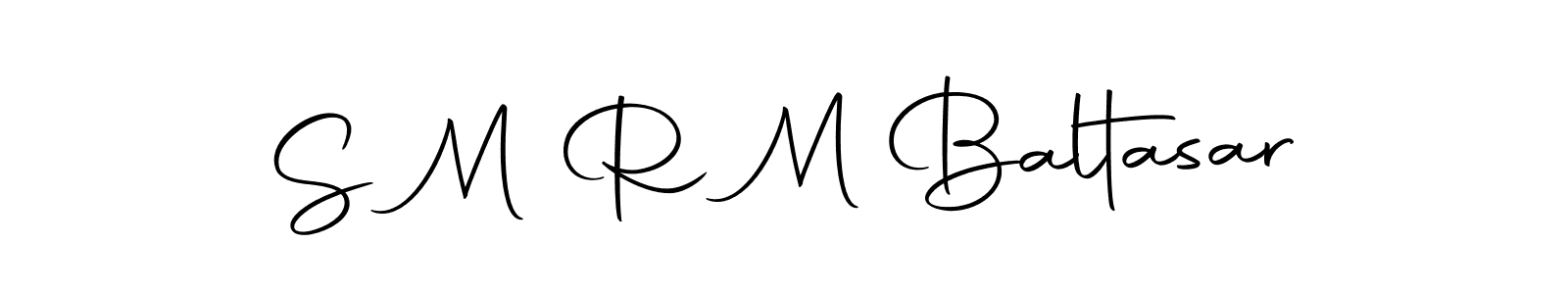 The best way (Autography-DOLnW) to make a short signature is to pick only two or three words in your name. The name S M R M Baltasar include a total of six letters. For converting this name. S M R M Baltasar signature style 10 images and pictures png