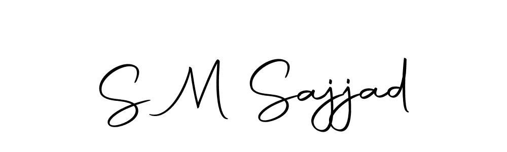 Make a beautiful signature design for name S M Sajjad. Use this online signature maker to create a handwritten signature for free. S M Sajjad signature style 10 images and pictures png