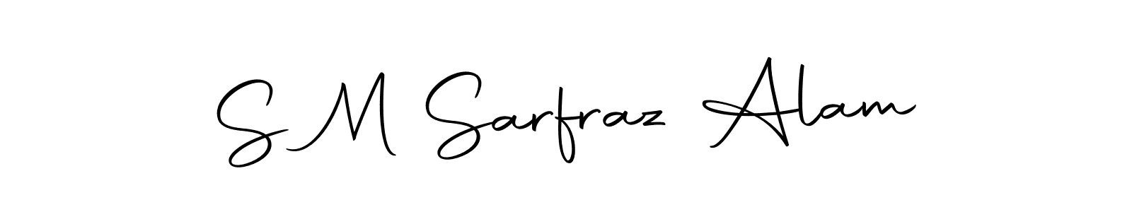 Use a signature maker to create a handwritten signature online. With this signature software, you can design (Autography-DOLnW) your own signature for name S M Sarfraz Alam. S M Sarfraz Alam signature style 10 images and pictures png