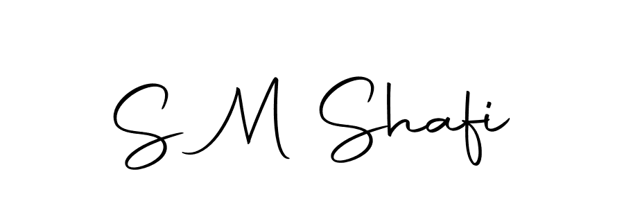 Create a beautiful signature design for name S M Shafi. With this signature (Autography-DOLnW) fonts, you can make a handwritten signature for free. S M Shafi signature style 10 images and pictures png