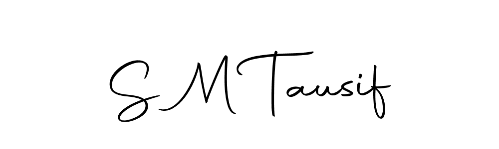 The best way (Autography-DOLnW) to make a short signature is to pick only two or three words in your name. The name S M Tausif include a total of six letters. For converting this name. S M Tausif signature style 10 images and pictures png