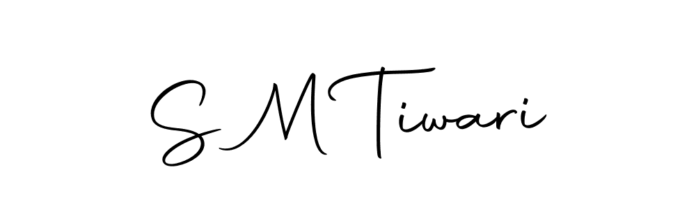 You can use this online signature creator to create a handwritten signature for the name S M Tiwari. This is the best online autograph maker. S M Tiwari signature style 10 images and pictures png