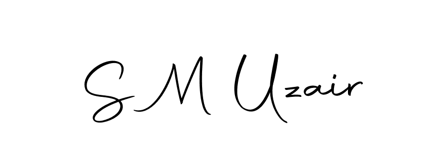 You should practise on your own different ways (Autography-DOLnW) to write your name (S M Uzair) in signature. don't let someone else do it for you. S M Uzair signature style 10 images and pictures png