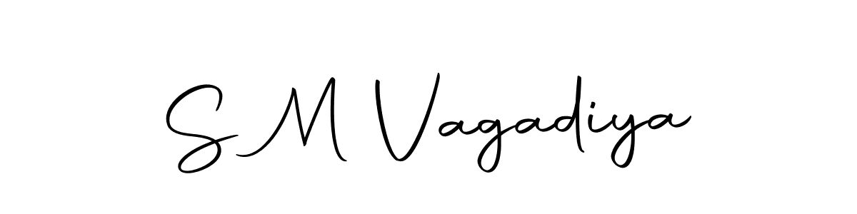 Make a beautiful signature design for name S M Vagadiya. Use this online signature maker to create a handwritten signature for free. S M Vagadiya signature style 10 images and pictures png
