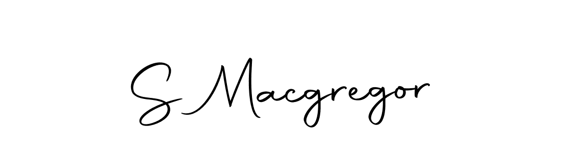 You should practise on your own different ways (Autography-DOLnW) to write your name (S Macgregor) in signature. don't let someone else do it for you. S Macgregor signature style 10 images and pictures png