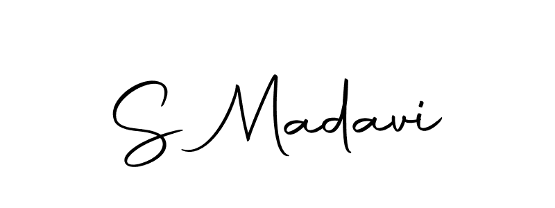 S Madavi stylish signature style. Best Handwritten Sign (Autography-DOLnW) for my name. Handwritten Signature Collection Ideas for my name S Madavi. S Madavi signature style 10 images and pictures png