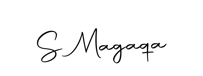 Make a beautiful signature design for name S Magaqa. With this signature (Autography-DOLnW) style, you can create a handwritten signature for free. S Magaqa signature style 10 images and pictures png