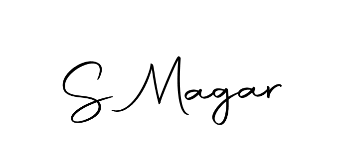 Make a beautiful signature design for name S Magar. With this signature (Autography-DOLnW) style, you can create a handwritten signature for free. S Magar signature style 10 images and pictures png