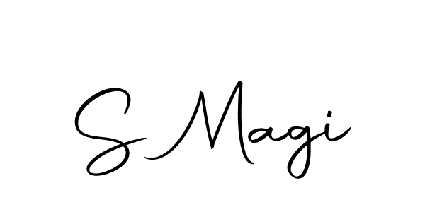 Make a beautiful signature design for name S Magi. With this signature (Autography-DOLnW) style, you can create a handwritten signature for free. S Magi signature style 10 images and pictures png