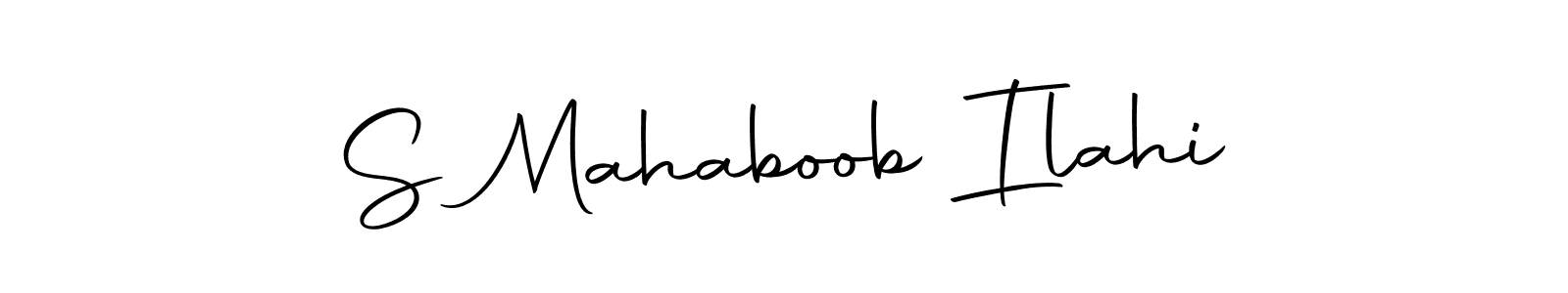 Design your own signature with our free online signature maker. With this signature software, you can create a handwritten (Autography-DOLnW) signature for name S Mahaboob Ilahi. S Mahaboob Ilahi signature style 10 images and pictures png