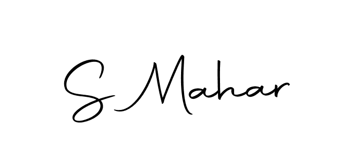 You should practise on your own different ways (Autography-DOLnW) to write your name (S Mahar) in signature. don't let someone else do it for you. S Mahar signature style 10 images and pictures png