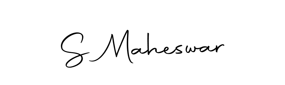 Design your own signature with our free online signature maker. With this signature software, you can create a handwritten (Autography-DOLnW) signature for name S Maheswar. S Maheswar signature style 10 images and pictures png