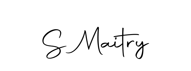 Make a beautiful signature design for name S Maitry. With this signature (Autography-DOLnW) style, you can create a handwritten signature for free. S Maitry signature style 10 images and pictures png
