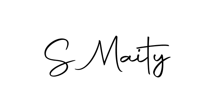 Create a beautiful signature design for name S Maity. With this signature (Autography-DOLnW) fonts, you can make a handwritten signature for free. S Maity signature style 10 images and pictures png