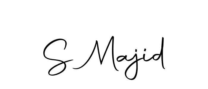 Make a beautiful signature design for name S Majid. With this signature (Autography-DOLnW) style, you can create a handwritten signature for free. S Majid signature style 10 images and pictures png