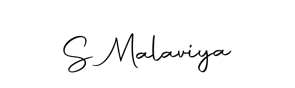 Design your own signature with our free online signature maker. With this signature software, you can create a handwritten (Autography-DOLnW) signature for name S Malaviya. S Malaviya signature style 10 images and pictures png