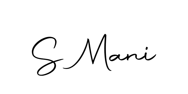 Design your own signature with our free online signature maker. With this signature software, you can create a handwritten (Autography-DOLnW) signature for name S Mani. S Mani signature style 10 images and pictures png