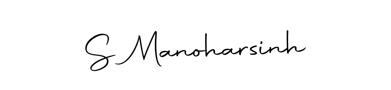 The best way (Autography-DOLnW) to make a short signature is to pick only two or three words in your name. The name S Manoharsinh include a total of six letters. For converting this name. S Manoharsinh signature style 10 images and pictures png