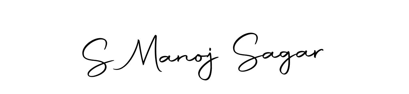 S Manoj Sagar stylish signature style. Best Handwritten Sign (Autography-DOLnW) for my name. Handwritten Signature Collection Ideas for my name S Manoj Sagar. S Manoj Sagar signature style 10 images and pictures png