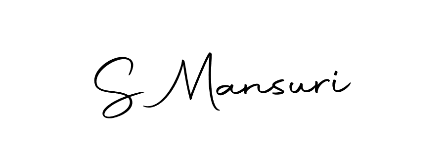 Make a beautiful signature design for name S Mansuri. Use this online signature maker to create a handwritten signature for free. S Mansuri signature style 10 images and pictures png