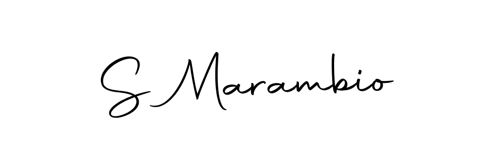 Use a signature maker to create a handwritten signature online. With this signature software, you can design (Autography-DOLnW) your own signature for name S Marambio. S Marambio signature style 10 images and pictures png