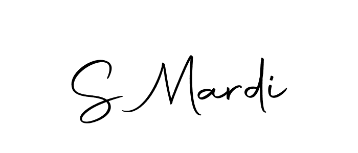 Design your own signature with our free online signature maker. With this signature software, you can create a handwritten (Autography-DOLnW) signature for name S Mardi. S Mardi signature style 10 images and pictures png