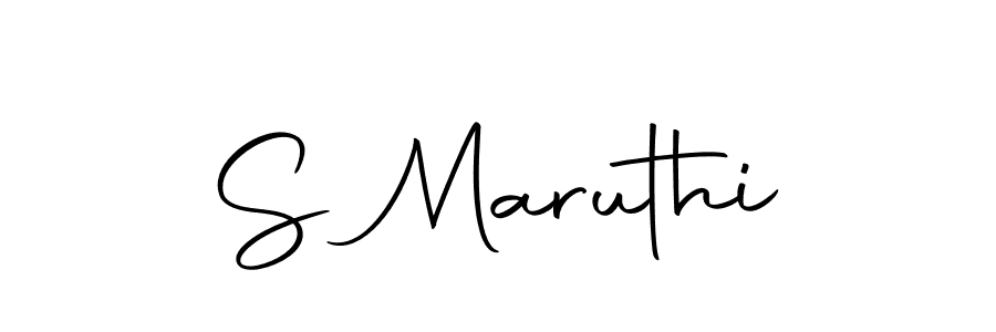 Make a beautiful signature design for name S Maruthi. With this signature (Autography-DOLnW) style, you can create a handwritten signature for free. S Maruthi signature style 10 images and pictures png