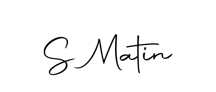 Design your own signature with our free online signature maker. With this signature software, you can create a handwritten (Autography-DOLnW) signature for name S Matin. S Matin signature style 10 images and pictures png