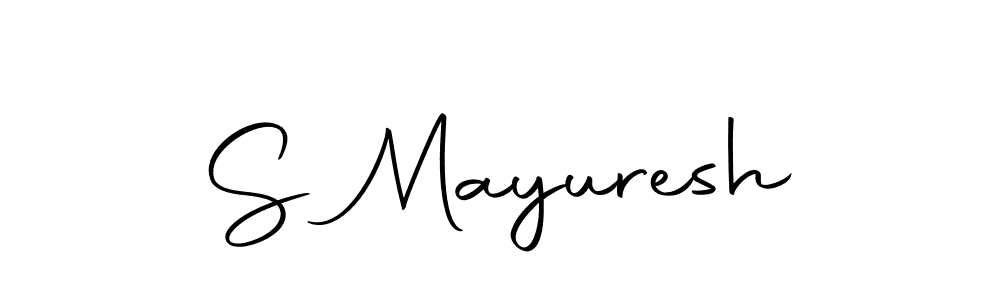 You can use this online signature creator to create a handwritten signature for the name S Mayuresh. This is the best online autograph maker. S Mayuresh signature style 10 images and pictures png