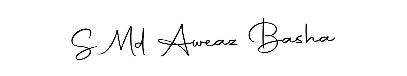 Also we have S Md Aweaz Basha name is the best signature style. Create professional handwritten signature collection using Autography-DOLnW autograph style. S Md Aweaz Basha signature style 10 images and pictures png