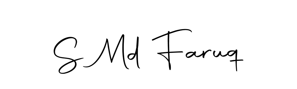 Make a beautiful signature design for name S Md Faruq. With this signature (Autography-DOLnW) style, you can create a handwritten signature for free. S Md Faruq signature style 10 images and pictures png