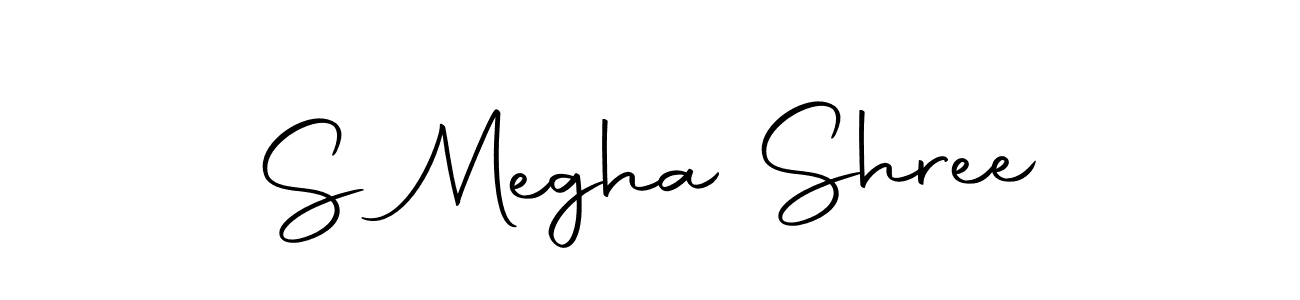 This is the best signature style for the S Megha Shree name. Also you like these signature font (Autography-DOLnW). Mix name signature. S Megha Shree signature style 10 images and pictures png