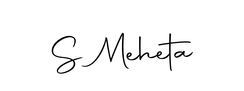 Create a beautiful signature design for name S Meheta. With this signature (Autography-DOLnW) fonts, you can make a handwritten signature for free. S Meheta signature style 10 images and pictures png